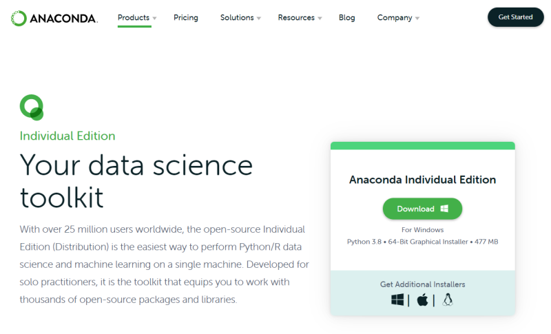 Data science IDE Anaconda