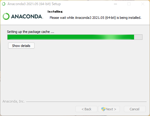 Anaconda IDE Installing