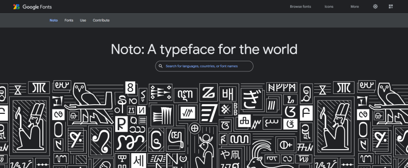 Google Fonts Noto